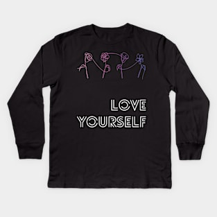 BTS - Love Yourself Kids Long Sleeve T-Shirt